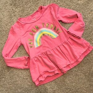 Pink tee yay for today 🌈 3t